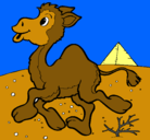 Dibujo Camello pintado por yeritza