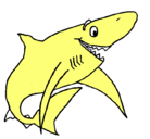 Dibujo Tiburón alegre pintado por LYDIAYVICTOR