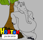 Dibujo Horton pintado por StivenDavidCarvajalL.