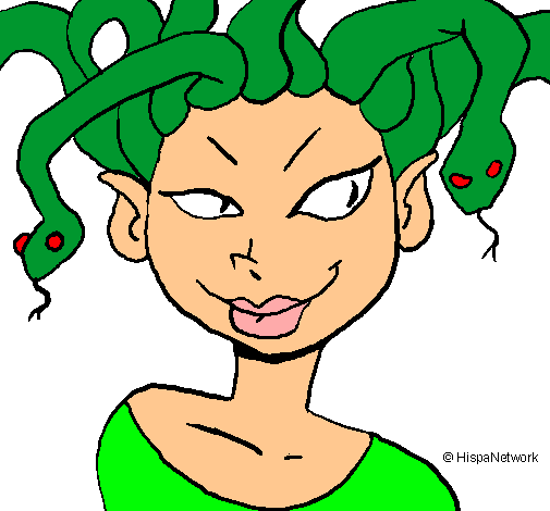 Mujer medusa