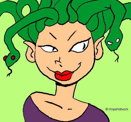 Mujer medusa