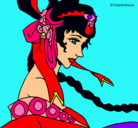 Dibujo Princesa china pintado por analachula