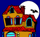 Dibujo Casa del misterio pintado por Dallan