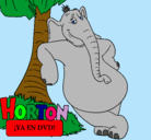 Dibujo Horton pintado por edison