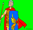 Dibujo Soldado romano II pintado por Juana