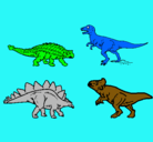 Dibujo Dinosaurios de tierra pintado por jorgehector