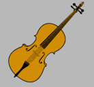 Dibujo Violín pintado por l1l1l1l1l1