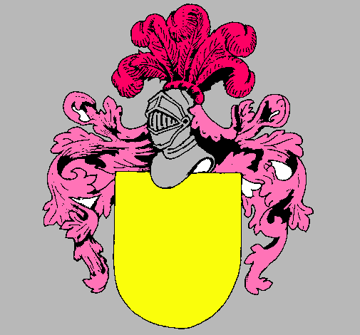 Escudo de armas y casco