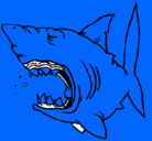 Dibujo Tiburón pintado por gabriel