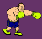 Dibujo Boxeador pintado por ricardo