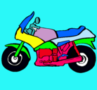 Dibujo Motocicleta pintado por daniel