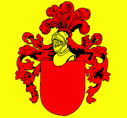 Escudo de armas y casco