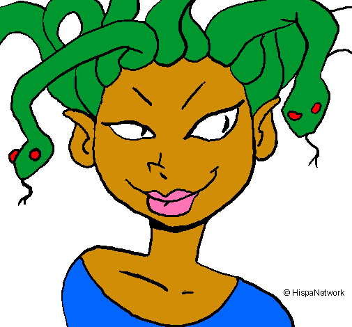 Mujer medusa