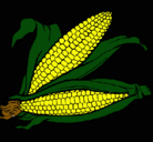 Dibujo Mazorca de maíz pintado por jaZz