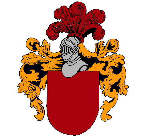 Escudo de armas y casco