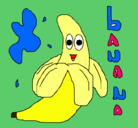 Dibujo Banana pintado por paula