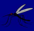 Dibujo Mosquito pintado por soni