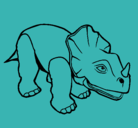 Dibujo Triceratops II pintado por jhfv