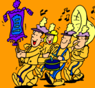 Dibujo Banda de música pintado por jaime