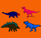 Dibujo Dinosaurios de tierra pintado por sarahniloha