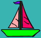 Dibujo Barco velero pintado por PEPITO