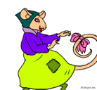 Dibujo La ratita presumida 7 pintado por carlos