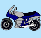 Dibujo Motocicleta pintado por esteban