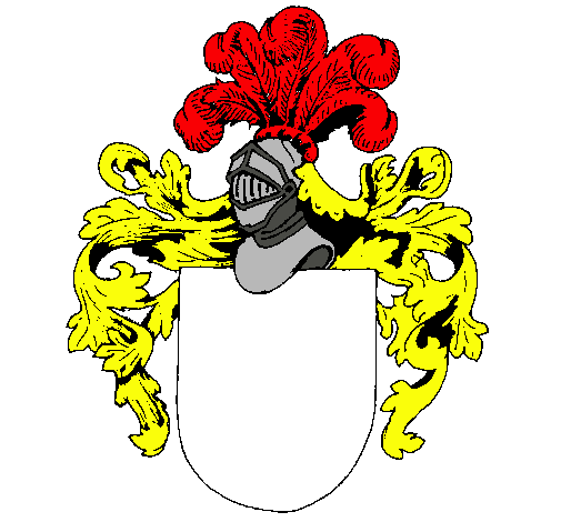 Escudo de armas y casco