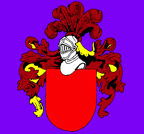 Escudo de armas y casco