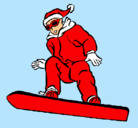 Dibujo Snowboard pintado por iker