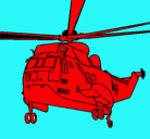 Dibujo Helicóptero al rescate pintado por byuno