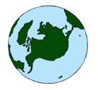 Dibujo Planeta Tierra pintado por marco