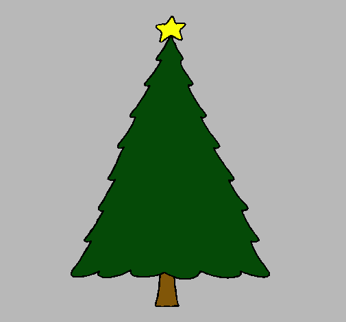 Árbol con estrella