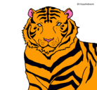 Dibujo Tigre pintado por Marsupilami