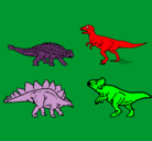 Dibujo Dinosaurios de tierra pintado por octaviojavier