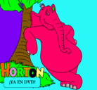 Dibujo Horton pintado por ReyJavier