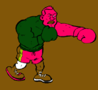 Dibujo Boxeador pintado por rakel