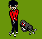 Dibujo Jugador de golf II pintado por wilson