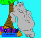 Dibujo Horton pintado por reyna