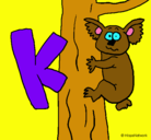 Dibujo Koala pintado por mireya.6