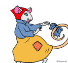 Dibujo La ratita presumida 7 pintado por ricitos