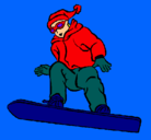 Dibujo Snowboard pintado por luisgael26