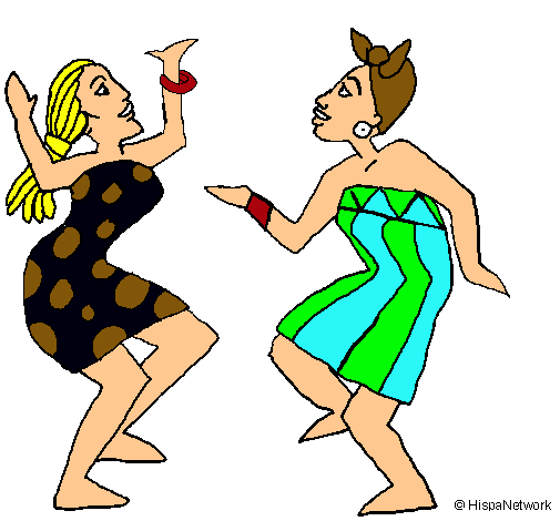 Mujeres bailando