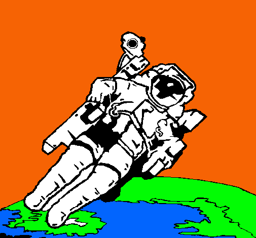 Astronauta en el espacio