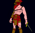 Dibujo Gladiador pintado por lossonbrerosdepaja