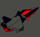 Dibujo Nave cohete pintado por elias