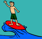 Dibujo Surfista pintado por inopolis