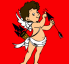 Dibujo Cupido pintado por aidadf