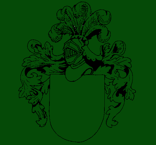 Escudo de armas y casco