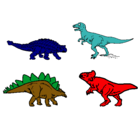 Dibujo Dinosaurios de tierra pintado por BUINZOO